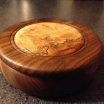 Maple walnut ring box