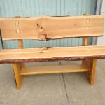 Cedar bench